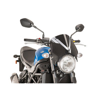 Retrovision Windshield with Black Fairing - Suzuki SV650 17-