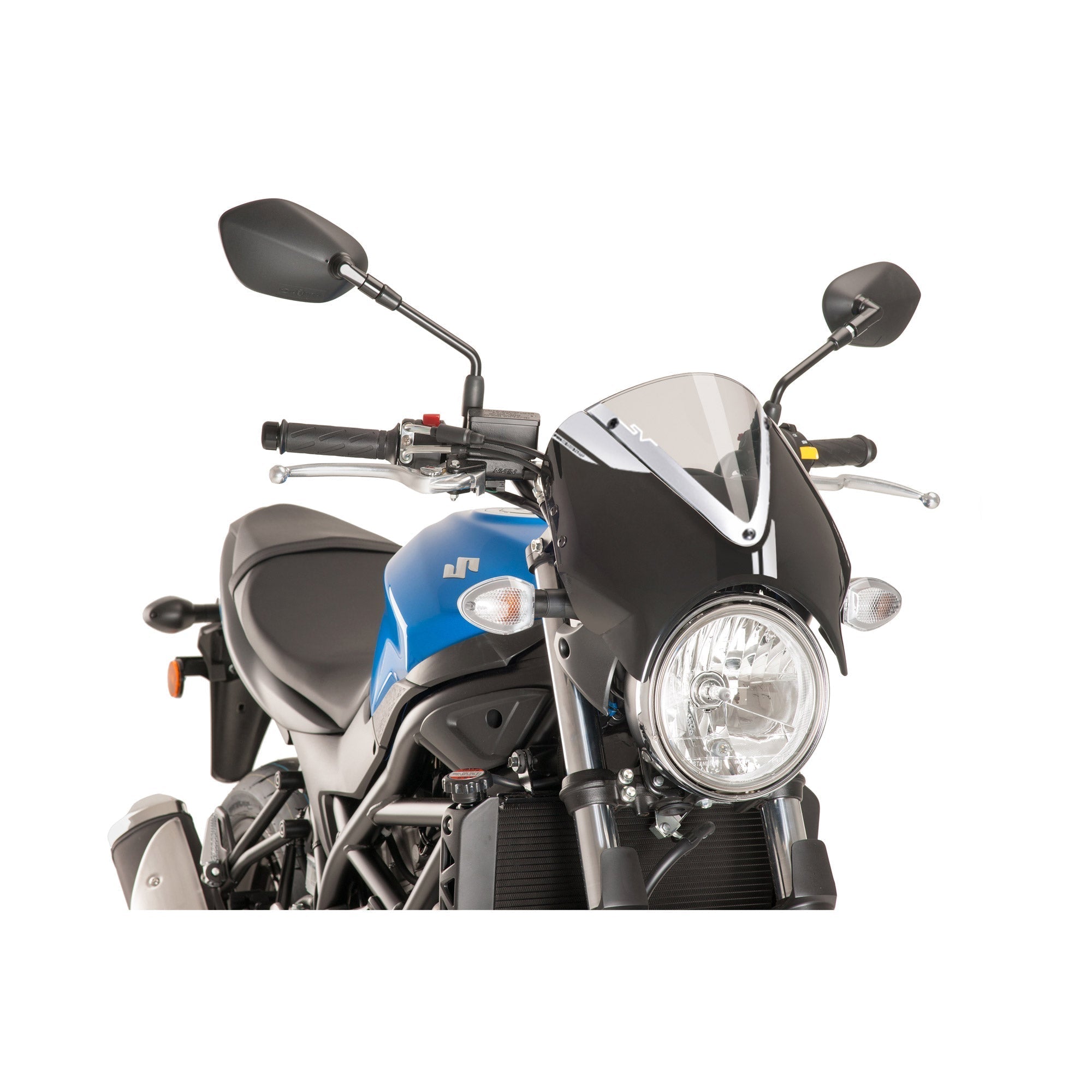 Retrovision Windshield with Black Fairing - Suzuki SV650 17-