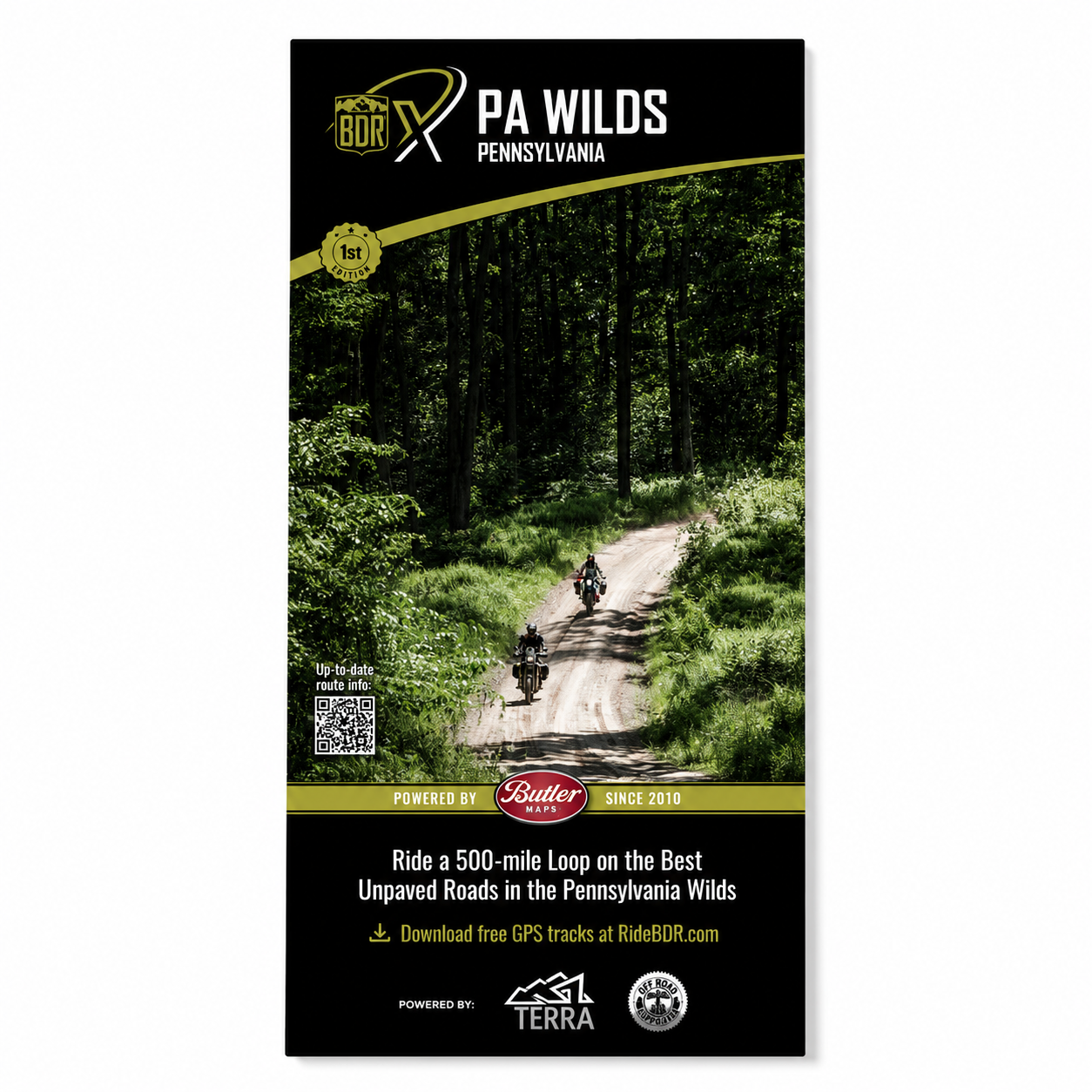 PA Wilds BDR-X Map