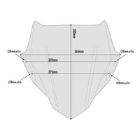 Windshield Windscreen - Yamaha FZ-09 17, MT-09 18-20