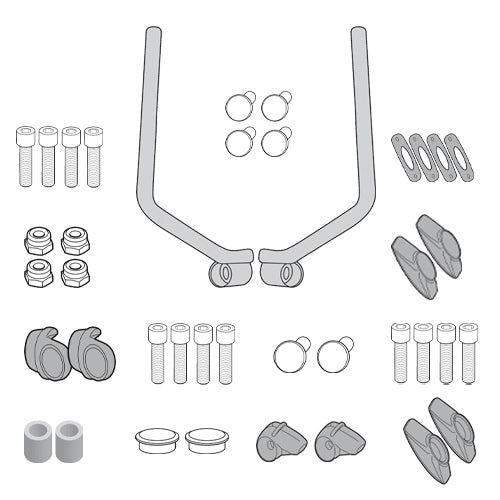 Windshield Mounting Kit - Ducati Scrambler 800 15-23, 400 16-21