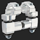 2" Pivoting Anti-Vibe Handlebar Risers - 1 1/8" Handlebar & Stem