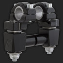 2" Pivoting Anti-Vibe Handlebar Risers - 7/8" or 1 1/8" Handlebar & 7/8" Stem