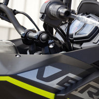 1 1/4" Up & 1" Back Offset Handlebar Risers - 7/8" or 1 1/8" Handlebar 31-42mm Spacing