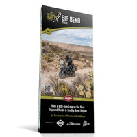 Carte Big Bend Texas BBBDRX BDR-X Backcountry Discovery Route X