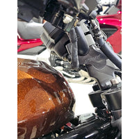 1 1/2" Up & 1 1/4" Back Offset Handlebar Risers - Honda Rebel CMX300, CMX500, CMX1100 /T