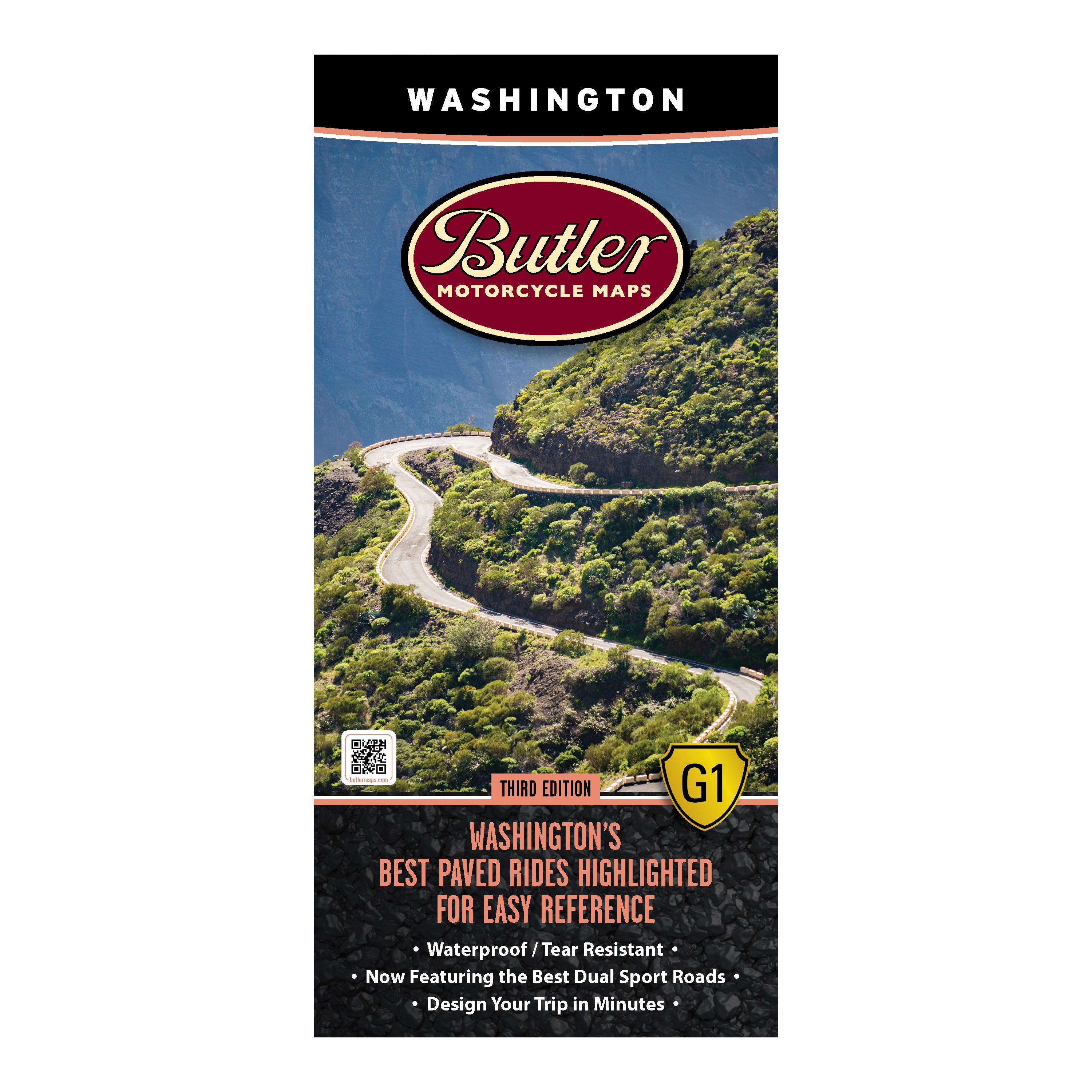 Carte Washington G1 Butler Map - 3e Édition