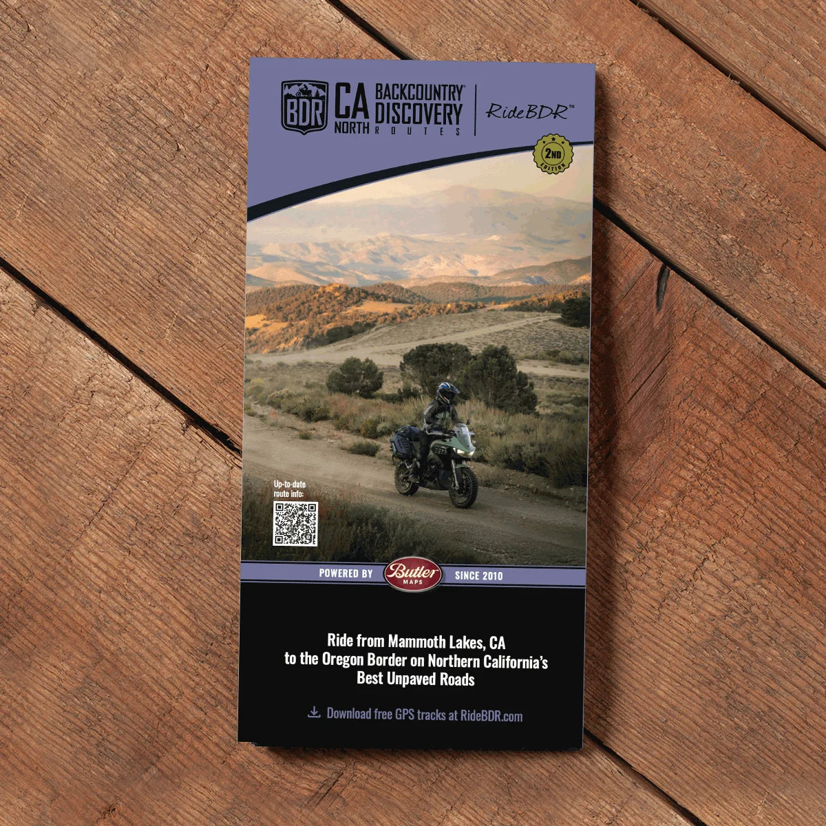 Carte Californie Nord CABDR-N Backcountry Discovery Route