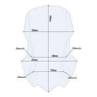 Windshield - Honda CB500X 13-18