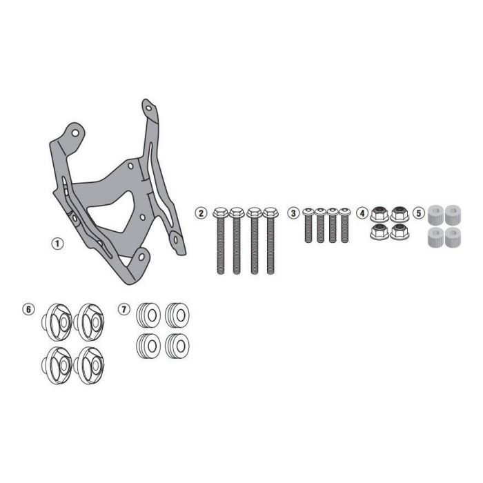 Windshield Mounting Kit - Yamaha FJ-09 15-17