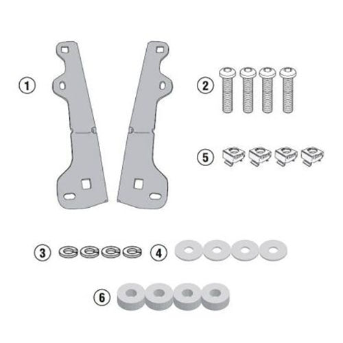 Windshield Mounting Kit for BMW F800GS 2024+, F750GS 2018+