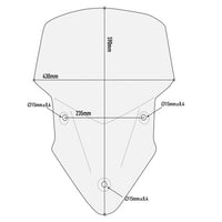 Pare-Brise - Ducati Multistrada 1200 15-17, 1260 18-20, 950 17-21, V2 22-