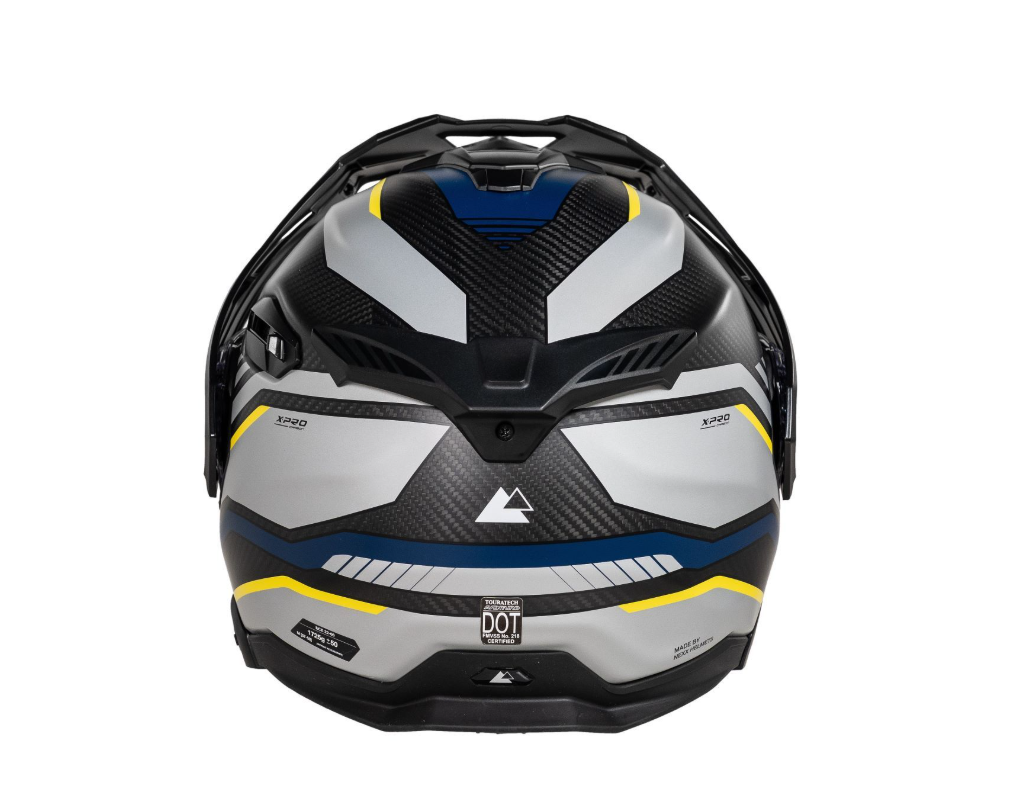 Aventuro Travel Carbon Midnight Edition Flip-up Helmet by Touratech