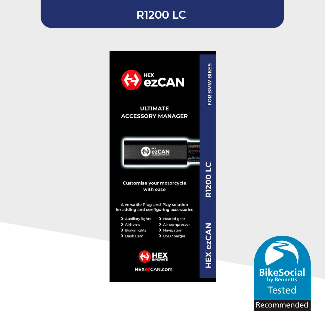 HEX ezCAN Generation II - BMW R1250GS /GSA, R1200GS 13-19 /GSA 14-19, R1250R /RS /RT, R1200RT 14-19, R1200RS, R1200R 15-19