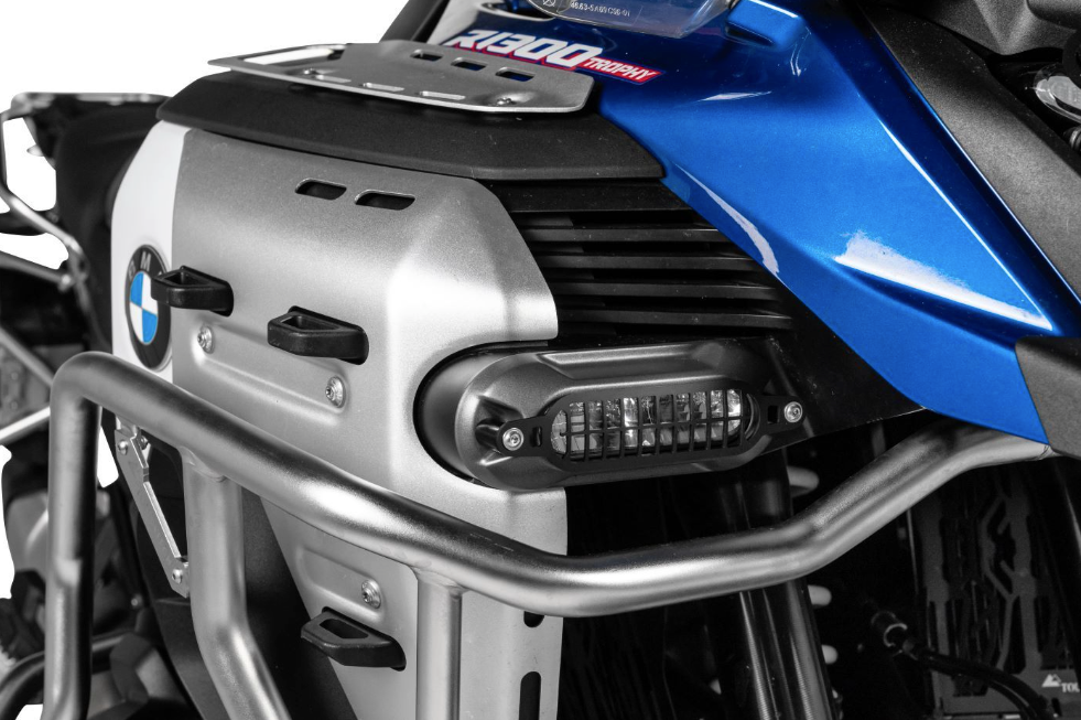 Headlight Guard for Auxiliary Headlights on BMW R1300GS Adventure