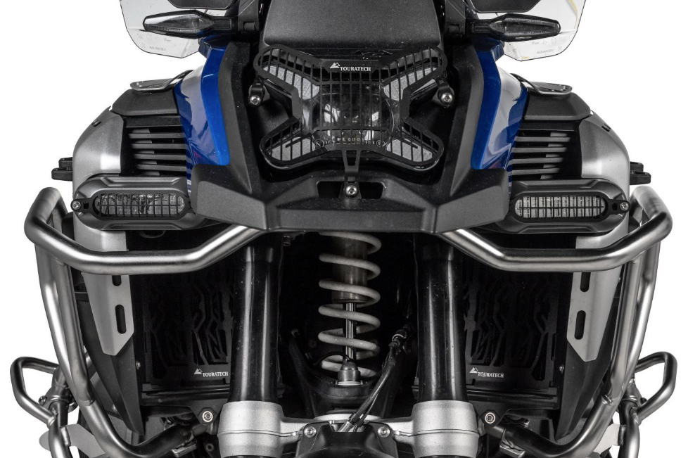 Headlight Guard for Auxiliary Headlights on BMW R1300GS Adventure