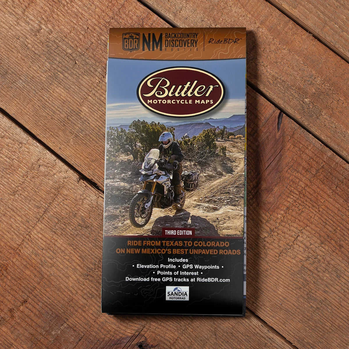 Carte New Mexico NMBDR Backcountry Discovery Route - 3e Édition