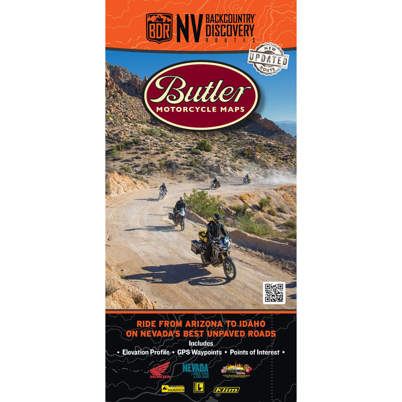Nevada NVBDR Backcountry Discovery Route Map