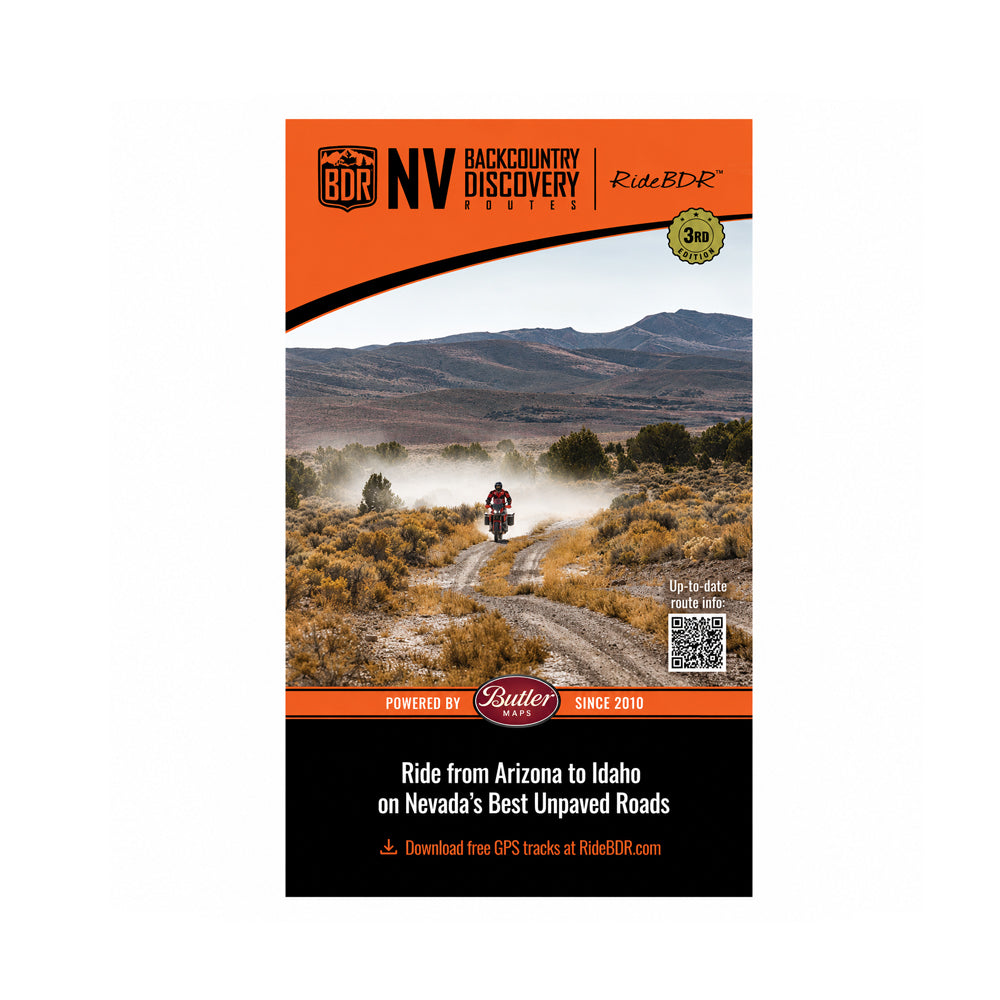 Nevada NVBDR Backcountry Discovery Route Map - 3rd Edition