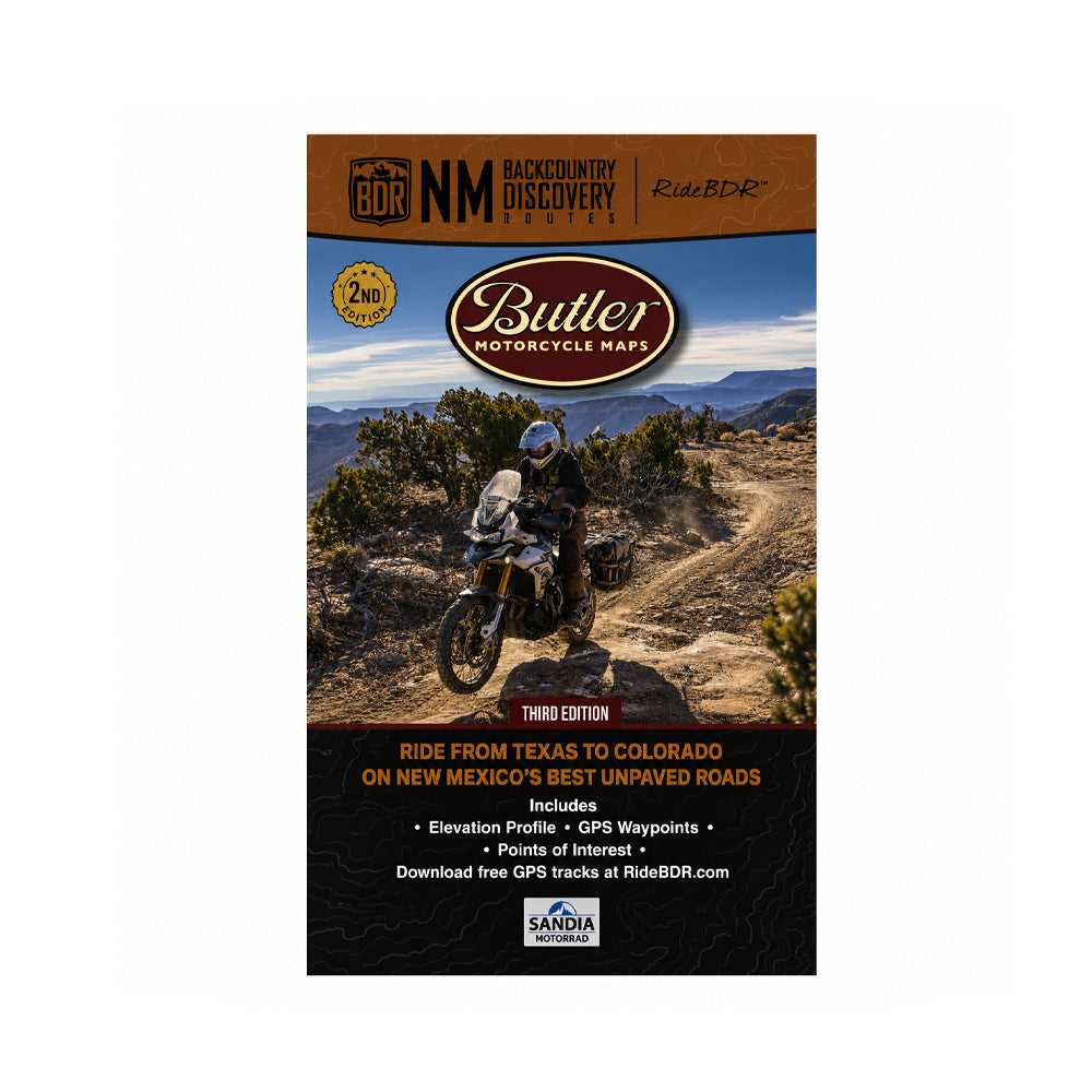 Carte New Mexico NMBDR Backcountry Discovery Route - 3e Édition