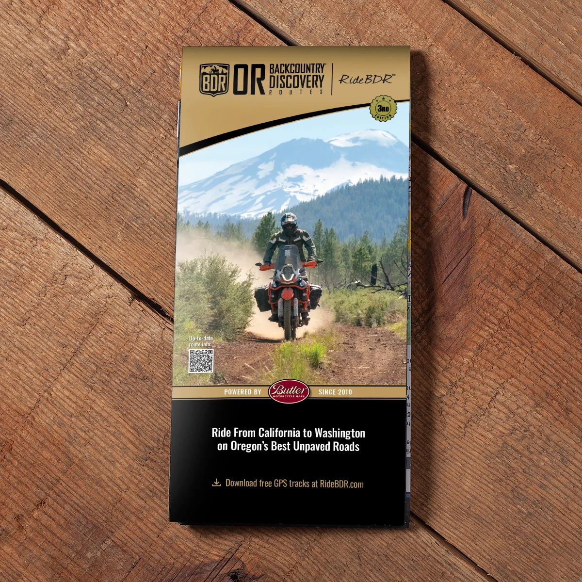 Carte Oregon ORBDR Backcountry Discovery Route
