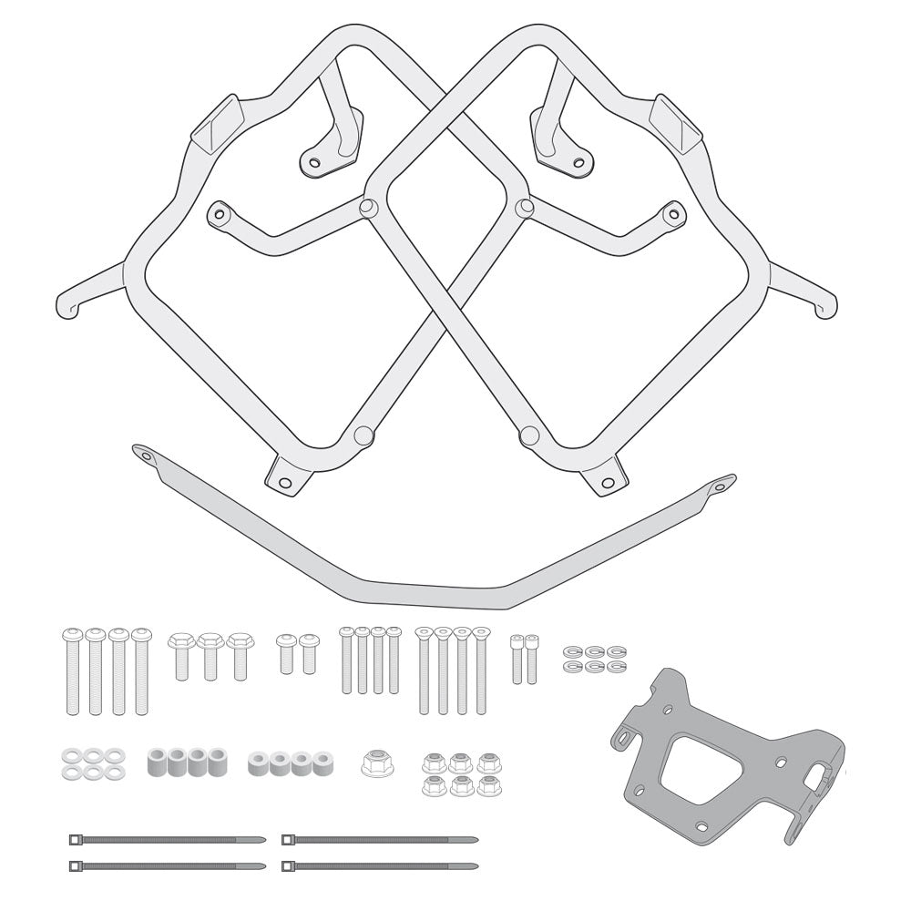 Supports de Valises Latérales - Royal Enfield Himalayan 21-23