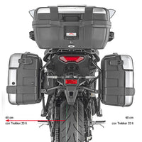 Supports de valises latérales One-Fit Monokey - Yamaha Tracer 9 GT 2019-2020