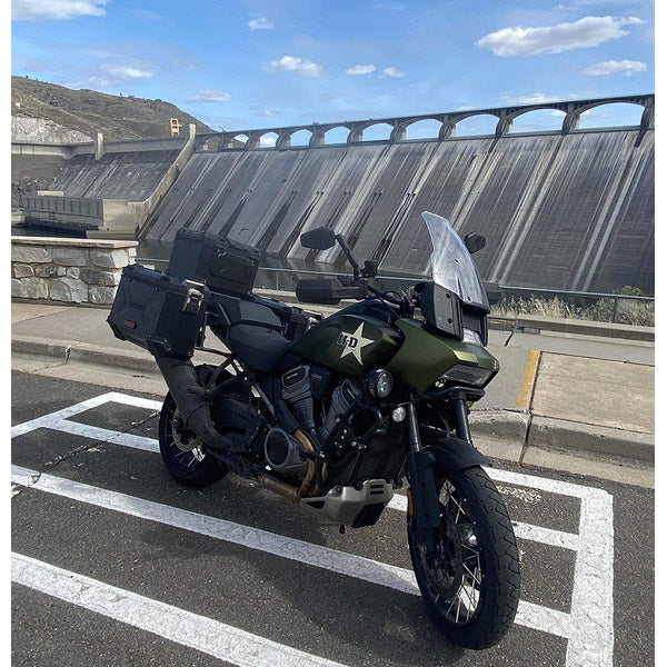 1 3/8" Up & 3/4" Back Offset Handlebar Risers - Harley-Davidson RA1250 Pan-America