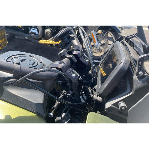 1 3/8" Up & 3/4" Back Offset Handlebar Risers - Harley-Davidson RA1250 Pan-America