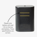 750B Rechargeable Battery 7.4V 5000 mAh