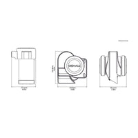 SoundBomb Split Dual-Tone Air Horn