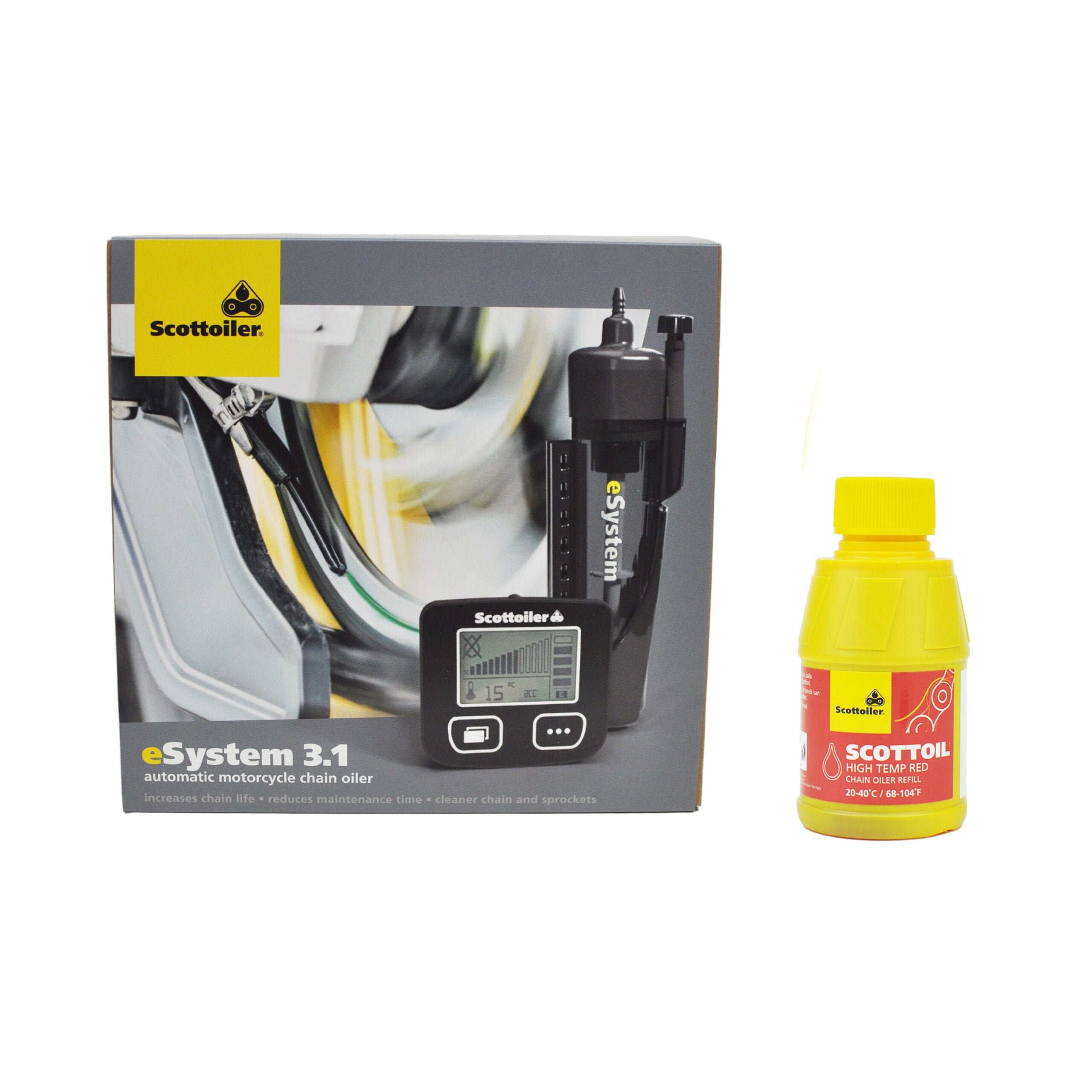 Scottoiler® eSystem v3.1 Chain Lubrication System with Oil