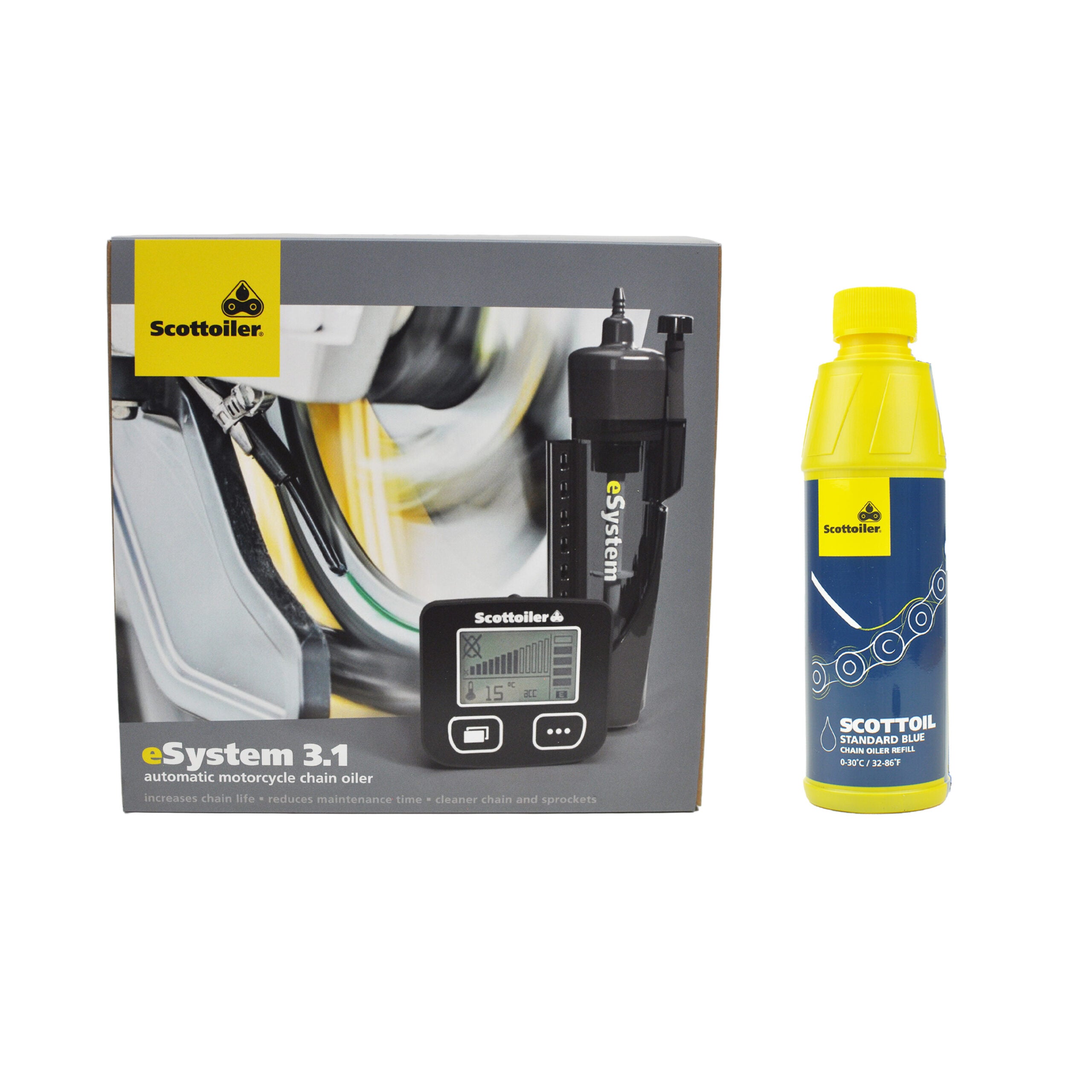 Scottoiler® eSystem v3.1 Chain Lubrication System with Oil