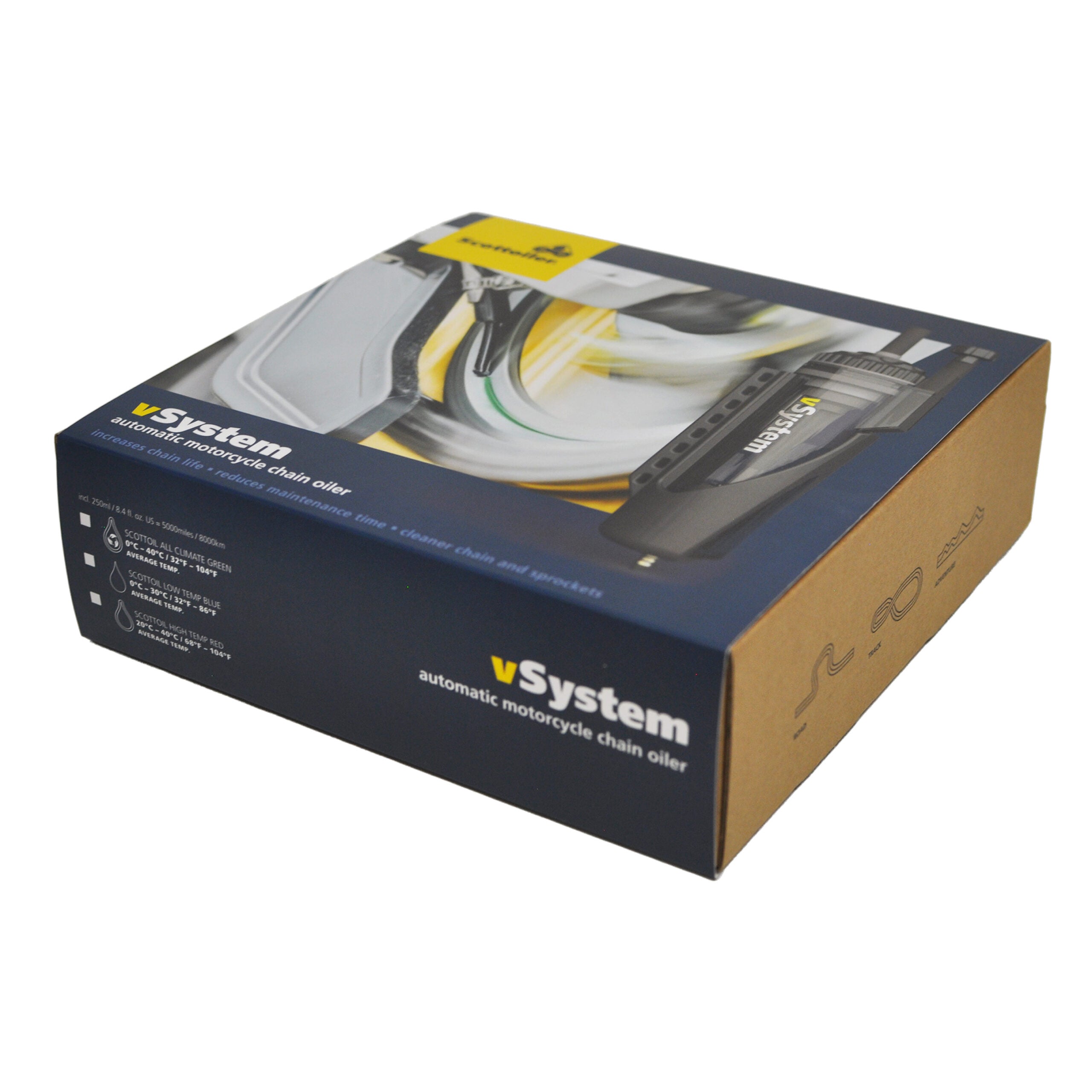 Scottoiler® vSystem Chain Lubrication System + Oil