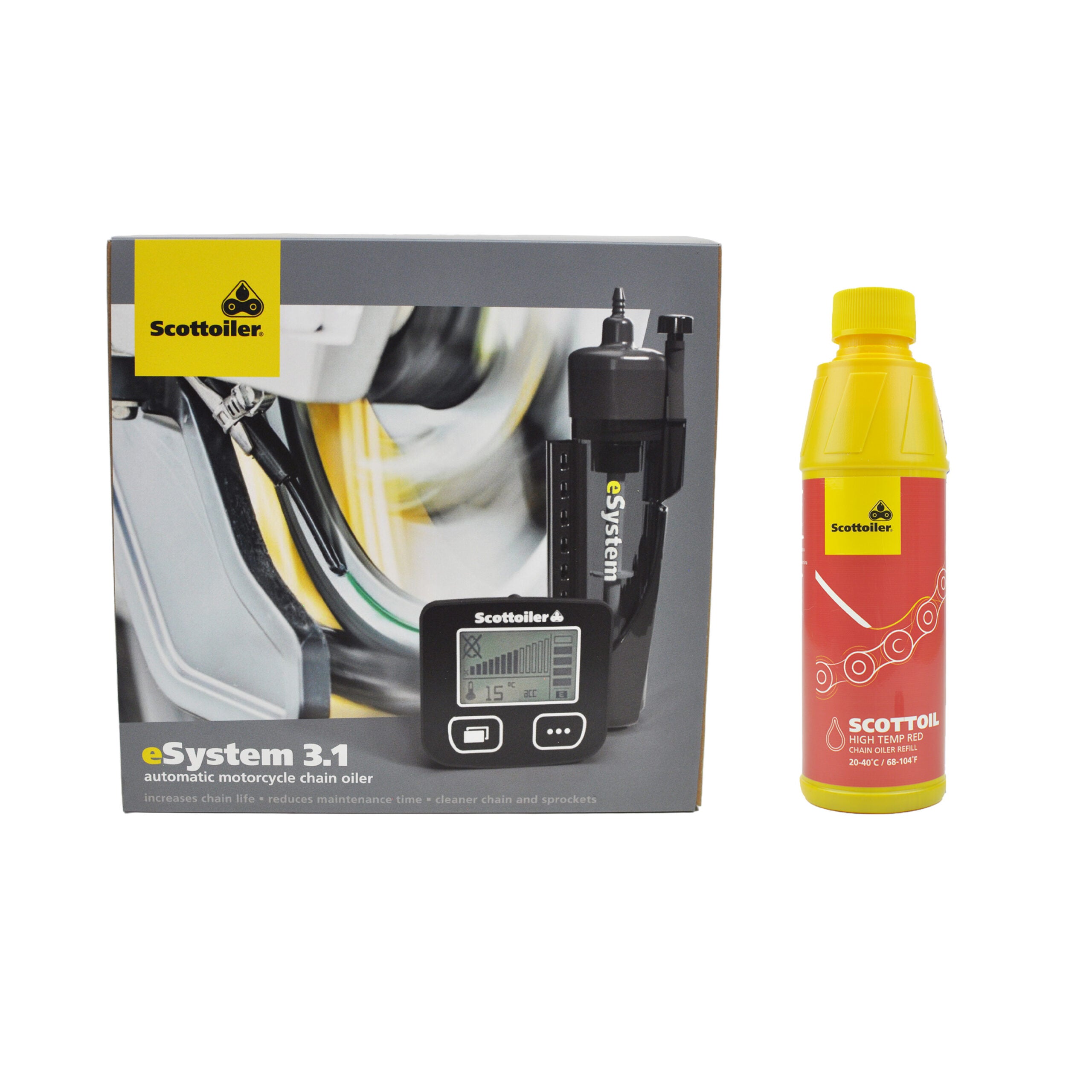 Scottoiler® eSystem v3.1 Chain Lubrication System with Oil