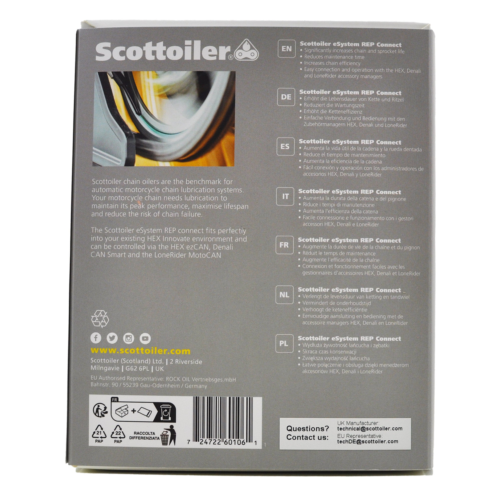 eSystem REP Connect Chain Lubrication System