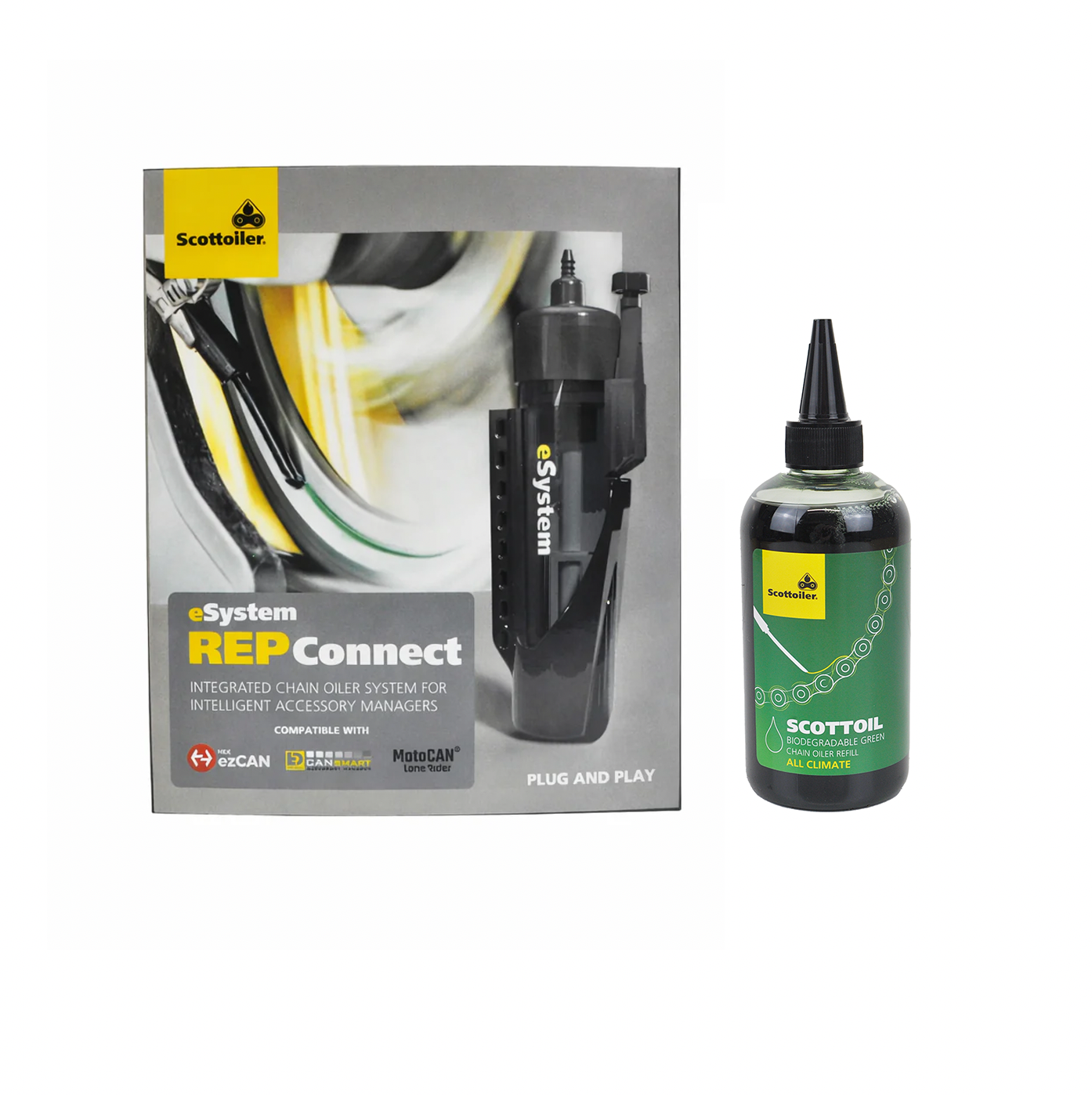 Scottoiler® eSystem REP Connect Chain Lubrication System with Oil