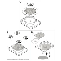 Moto II 4-hole AMPS Mount
