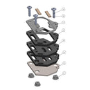 Side stand base extension for BMW R1300GS/ Adventure w. 15mm increase