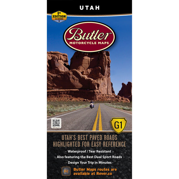 Carte Utah G1 Butler Map - 5e Édition