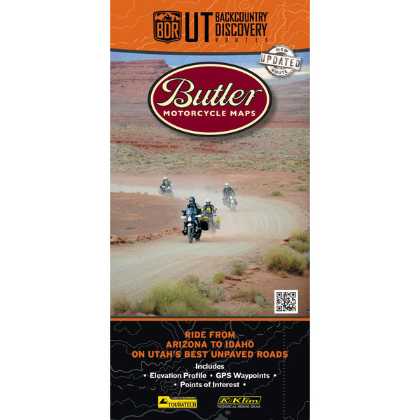 Carte Utah UTBDR Backcountry Discovery Route - 2e Édition