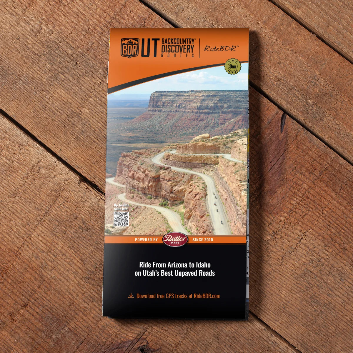 Carte Utah UTBDR Backcountry Discovery Route - 2e Édition
