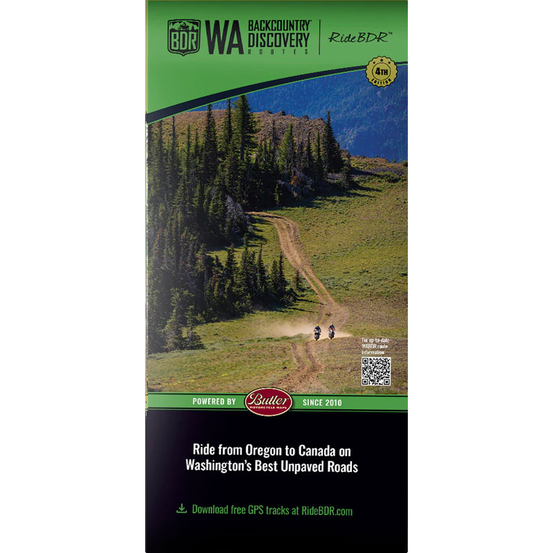 Carte Washington WABDR Backcountry Discovery Route Map - 4e Edition