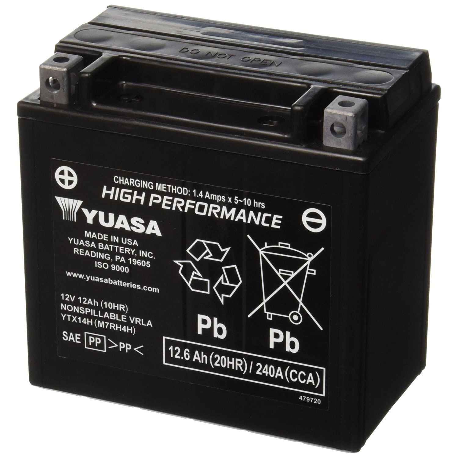 YTX14-BS, YTX14H-BS, YTX14H, GYZ16H Batteries