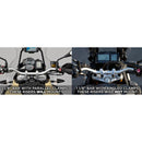 1 1/2" Up & 1" Back Offset Handlebar Risers - 1 1/8" Handlebar 39-42mm Spacing