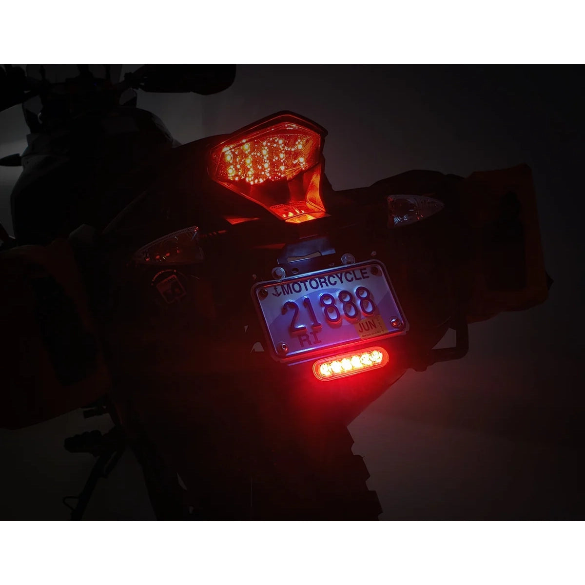 B6 LED Brake Light Kit with License Plate Mount