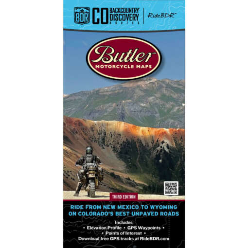 Colorado COBDR Backcountry Discovery Route Map - 3rd Edition