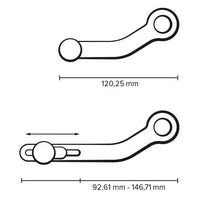 Gear Lever Shifter Adjustable - Honda Africa Twin CRF1000L /ATAS, CRF1100L /ATAS