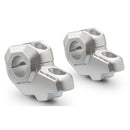 Offset Handlebar Risers 30mm Up 22mm Back - 28mm Diameter Handlebar Spacing 32-38mm