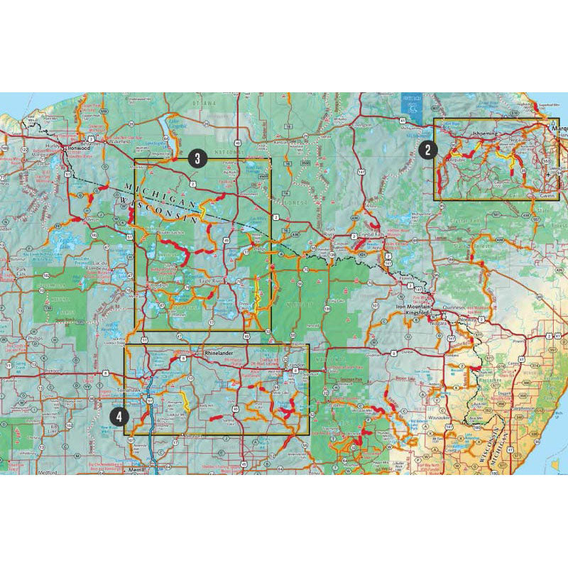 Wisconsin and Michigan’s Upper Peninsula G1 Butler Map